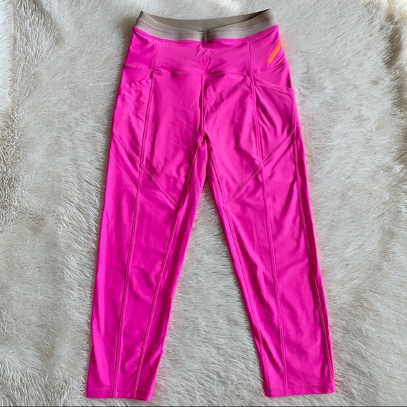 Free People Pink Hybrid Cropped Leggings•NWT - Picture 5 of 8